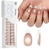 005-Medium Almond - Glassy Amber French