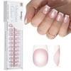 001-Short Square - Glassy Blush French