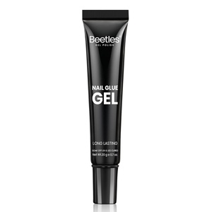Beetles 9 in 1 Nail Glue Gel for Nail Tips and Clear Acrylic Nails Long Lasting, Curing Needed UV Extension Glue for False Nail Tips and Press on Nails, Summer Nail Art(0-3 20g Nail Glue Gel Hands-Free)