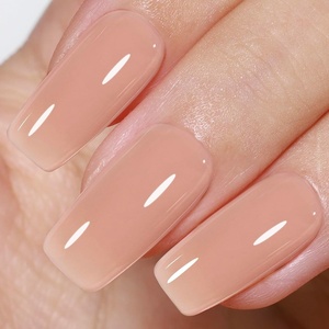 Beetles French Tip Gel Polish Set – Summer White Pink Gel Nail Polish Set 15ML Full Size Soak Off UV LED with 2 Styles Classic French Nail Art Sticker Sheets Manicure DIY Home Salon Gifts for Women(I – Sheer Brown | Warm Sand Whispers)