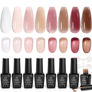 Beetles Glitter Gel Polish Set – Diamond Shine 6 Colors Reflective Sparkle Gel Set, Silver Black Pink Gold Holographic Shimmer Polish, with Nail Art Stickers Soak Off Uv LED Manicure Gifts for Women(0-0-Sweet Temptation)