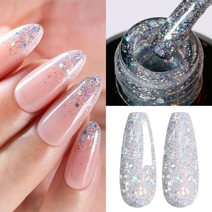 Beetles Yellow Gel Polish – Lemon Chiffon 15ML/0.51Fl Oz, Pastel Yellow Gel Nail Polish, Soak Off UV LED Lamp Nails Art, Long-Lasting Manicure Salon DIY Home Bright Summer Nails(Diamond Shine)