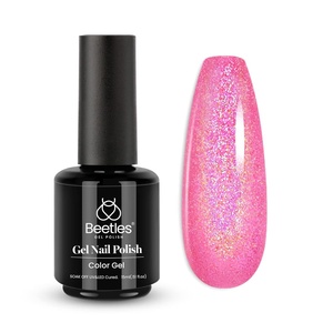 Beetles Yellow Gel Polish – Lemon Chiffon 15ML/0.51Fl Oz, Pastel Yellow Gel Nail Polish, Soak Off UV LED Lamp Nails Art, Long-Lasting Manicure Salon DIY Home Bright Summer Nails(Paradise Twilight)
