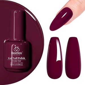 Beetles Yellow Gel Polish – Lemon Chiffon 15ML/0.51Fl Oz, Pastel Yellow Gel Nail Polish, Soak Off UV LED Lamp Nails Art, Long-Lasting Manicure Salon DIY Home Bright Summer Nails(C – Creme Red | Mellow Plum)