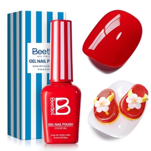 Beetles Yellow Gel Polish – Lemon Chiffon 15ML/0.51Fl Oz, Pastel Yellow Gel Nail Polish, Soak Off UV LED Lamp Nails Art, Long-Lasting Manicure Salon DIY Home Bright Summer Nails(C – Creme Red | Sunburn Red)