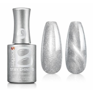 Beetles Yellow Gel Polish – Lemon Chiffon 15ML/0.51Fl Oz, Pastel Yellow Gel Nail Polish, Soak Off UV LED Lamp Nails Art, Long-Lasting Manicure Salon DIY Home Bright Summer Nails(F – Pearl Silver | Silver Moonlight)