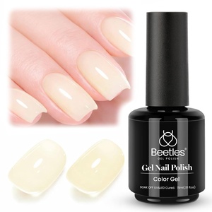 Beetles Yellow Gel Polish – Lemon Chiffon 15ML/0.51Fl Oz, Pastel Yellow Gel Nail Polish, Soak Off UV LED Lamp Nails Art, Long-Lasting Manicure Salon DIY Home Bright Summer Nails(K – Sheer Yellow | Butter Veil)