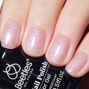 Beetles Yellow Gel Polish – Lemon Chiffon 15ML/0.51Fl Oz, Pastel Yellow Gel Nail Polish, Soak Off UV LED Lamp Nails Art, Long-Lasting Manicure Salon DIY Home Bright Summer Nails(Luminous Mirage)