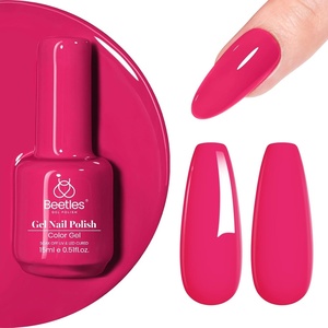 Beetles Yellow Gel Polish – Lemon Chiffon 15ML/0.51Fl Oz, Pastel Yellow Gel Nail Polish, Soak Off UV LED Lamp Nails Art, Long-Lasting Manicure Salon DIY Home Bright Summer Nails(B – Creme Pink | Wild Tulips)