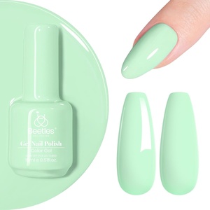 Beetles Yellow Gel Polish – Lemon Chiffon 15ML/0.51Fl Oz, Pastel Yellow Gel Nail Polish, Soak Off UV LED Lamp Nails Art, Long-Lasting Manicure Salon DIY Home Bright Summer Nails(H – Sheer Green | Mint Green)