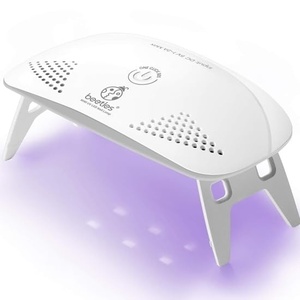 beetles Gel Polish UV LED Nail Lamp, Fast Drying Nail Dryer Compact Manicure Light with Timer Setting Sensor Elegant Shell UV Light for Gel Nails DIY Home Gift for Her(Mini Nail Lamp)