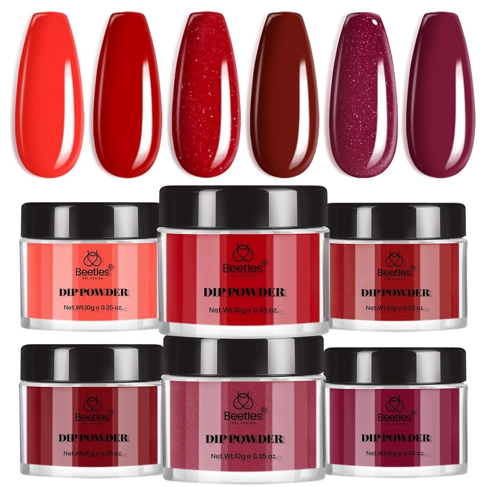 image:imageBeetles Dip Powder Set 6 Colors Jelly Pink Nude Milky Translucent Powder Dipping Set for All Seasons Summer Starter Manicure DIY Art at Home No Need Nail Lamp Cured Gifts for Women0Ruby Preface