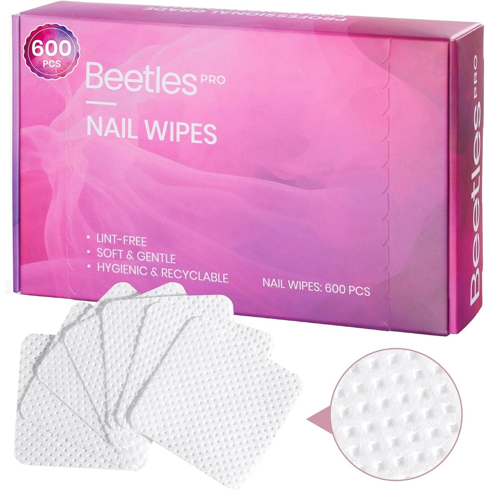 image:imageBeetles Glass Nail File for Natural Nails 3 Pack  DoubleSided Crystal Nail Files with Case Etched Gentle Nails Care for Shaping amp Polishing Manicure Washable Reusable Glass Fingernail FilesCotton Pad1