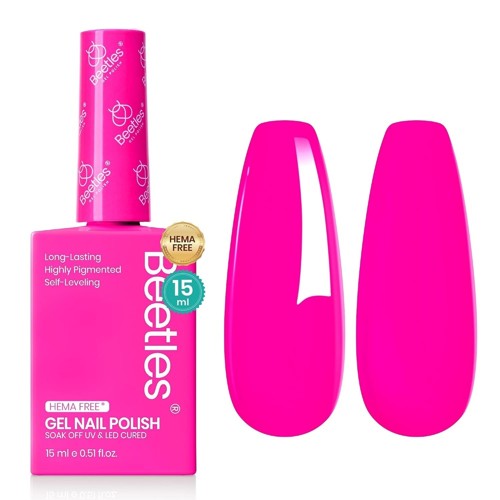 image:imageBeetles Green Teal Gel Nail Polish  HemaFree Turquoise Mint Green Soak Off Gel Polish Island Reverie for DIY Manicure Salon 05OzB  Creme Pink  Neon Whispers