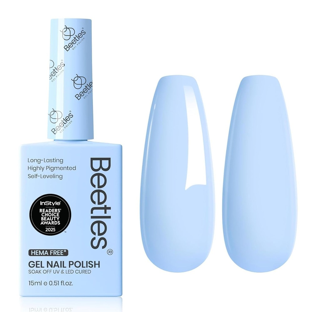 image:imageBeetles Green Teal Gel Nail Polish  HemaFree Turquoise Mint Green Soak Off Gel Polish Island Reverie for DIY Manicure Salon 05OzD  Creme Blue  Hemafree Blue Memories