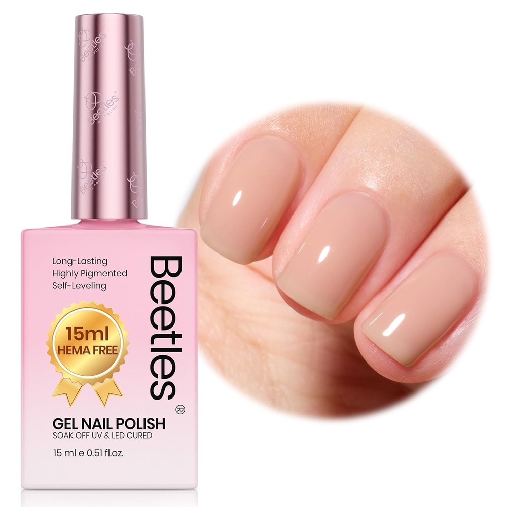 image:imageBeetles Green Teal Gel Nail Polish  HemaFree Turquoise Mint Green Soak Off Gel Polish Island Reverie for DIY Manicure Salon 05OzE  Sheer Nude  Oat Latte