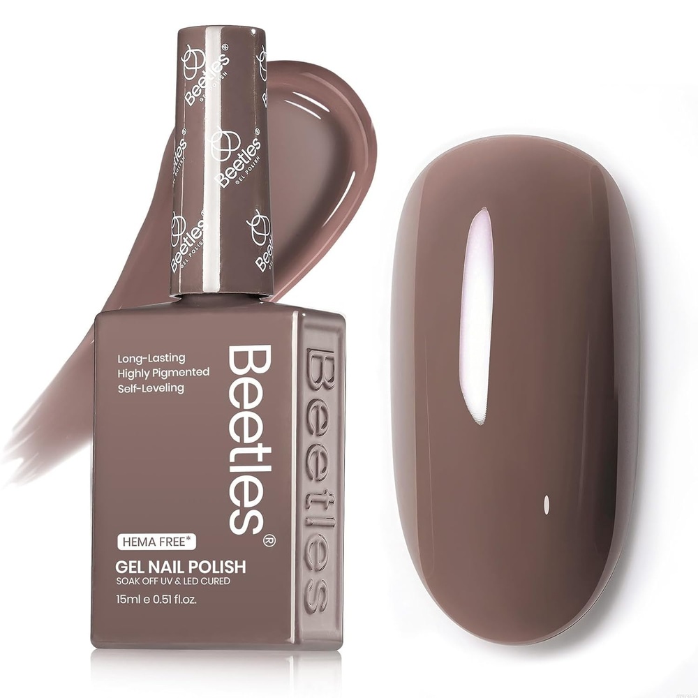 image:imageBeetles Green Teal Gel Nail Polish  HemaFree Turquoise Mint Green Soak Off Gel Polish Island Reverie for DIY Manicure Salon 05OzN  Creme Grey  HemaFree Latte Routine