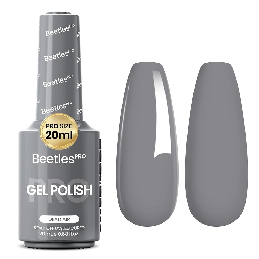 image:imageBeetles PRO White Gel Polish  Craving Calm 20ml French White Gel Polish 4th of July Nails Professional Nail Tech Formula High Pigment Soak Off UV LED Long LastingN  Creme Grey  Dead Air