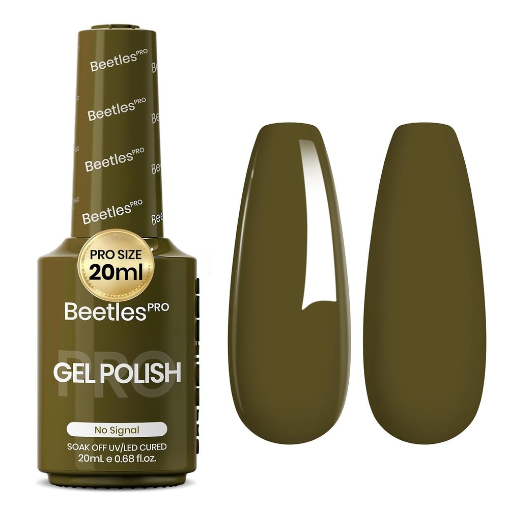 image:imageBeetles PRO White Gel Polish  Craving Calm 20ml French White Gel Polish 4th of July Nails Professional Nail Tech Formula High Pigment Soak Off UV LED Long LastingH  Creme Green  No Signal