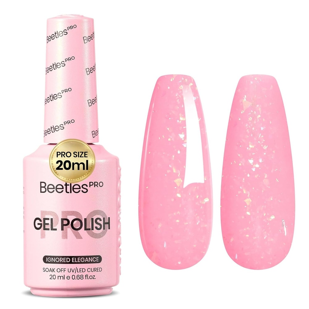 image:imageBeetles PRO White Gel Polish  Craving Calm 20ml French White Gel Polish 4th of July Nails Professional Nail Tech Formula High Pigment Soak Off UV LED Long LastingB  Creme Pink  Ignored Elegance