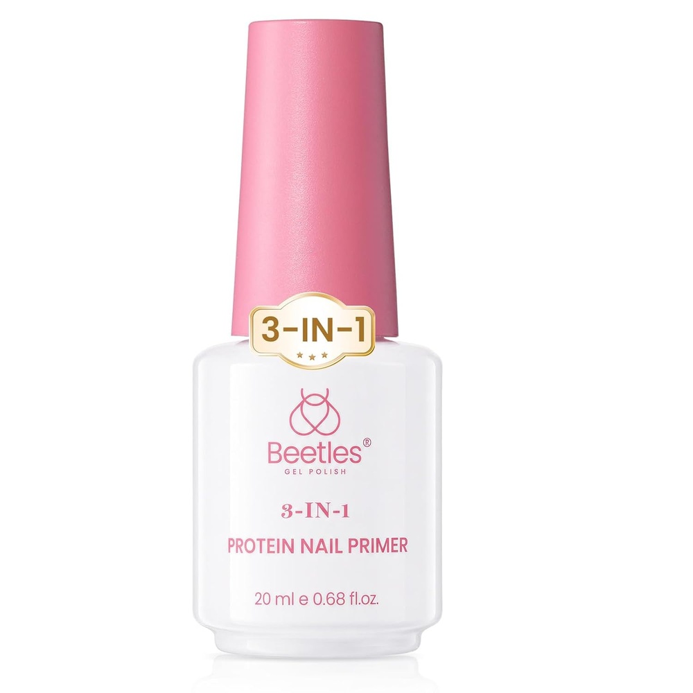 image:imageBeetles Protein Nail Dehydrator and Primer 3in1 HEMAFree Primer KeratinInfused Nail Remove Excess Enhance Adhesion for Acrylic amp Gel Nails Supports Growth