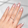 03- Medium Almond - Glassy Blush French