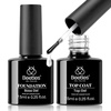 Clear No Wipe Gel Top and Base Coat Set