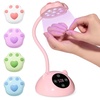 1-Pink Meowgic StrawPurr Mini UV Nail Lamp