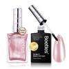Pink Nail Polish & 2in1 Base top Coat