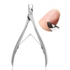 image:imageBeetles Pro 1Pcs Cuticle Trimmer  Professional 4MM Blade Swan Neck Cuticle Nippers Stainless Steel Dead Skin Nails Nippers for Nail Care Nail Art Prep  Salon Quality Manicure ToolSilver