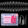 8-1-Almond Short 288pcs (Clear Nail Tips)