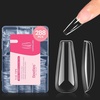 3-2-Coffin Long 288pcs (Clear Nail Tips)