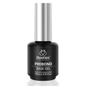 Beetles Glitter Top Coat Gel Nail Polish, 1 Pcs Winter Silver Glitter Gel Top Coat Shiny Reflective No Wipe U V Nail Decoration Nail Art Sparkle Manicure Gifts for Women(Prebond Base Gel)