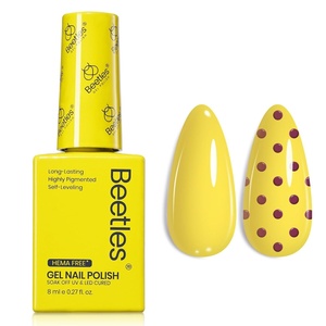 Beetles Neon Green Gel Nail Polish – Hema Free UV LED Soak Off Green Gel Polish Long-Lasting Colorful Bottle Day Nails Art Manicure Salon DIY(K – Creme Yellow | 8ML Sunrise Glow)