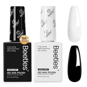 Beetles Neon Green Gel Nail Polish – Hema Free UV LED Soak Off Green Gel Polish Long-Lasting Colorful Bottle Day Nails Art Manicure Salon DIY(Monochrome Aesthetics)