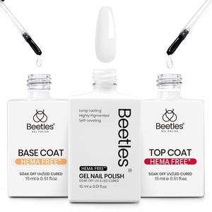 Beetles Odorless Liquid Latex for Nails 15ml – White Latex Nail Polish Barrier Peel Off Cuticle Guard for Gel Polish Protector Fingers Air Dry Nail Art Cuticle Protectors with Stick Gifts for Women(Z-Clear HEMA Free Gel Polish Kit)