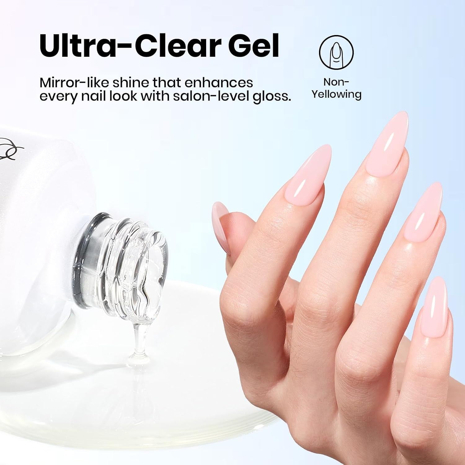 image:imageBeetles Gel Top Coat Extra Glossy Top Coat Gel Polish 15ml Shine Finish and Long Lasting Soak Off UV amp Nail Lamp DIY Manicure Gift for Women1 Pcs 15ml HemaFree Gel Top Coat