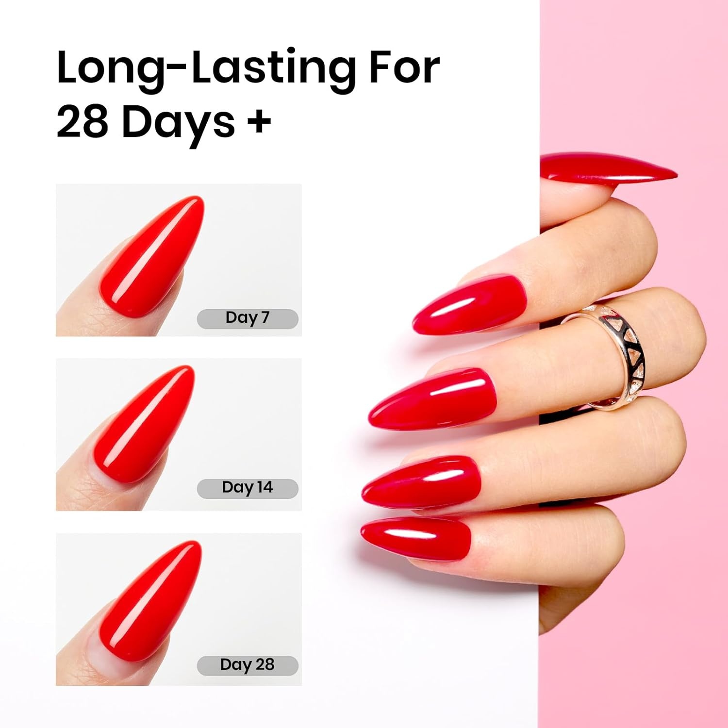 image:imageBeetles HEMA Free amp TPO Free Gel Base and Top Coat Set No Wipe Top Coat Soak Off UV LED Gel Polish Foundation Kit for Long Lasting High Gloss Manicure10Clear 15ml Top Base HEMA Free