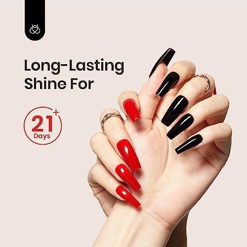 image:imageBeetles HEMA Free amp TPO Free Gel Base and Top Coat Set No Wipe Top Coat Soak Off UV LED Gel Polish Foundation Kit for Long Lasting High Gloss Manicure01Base Top Coat with Blooming Gel