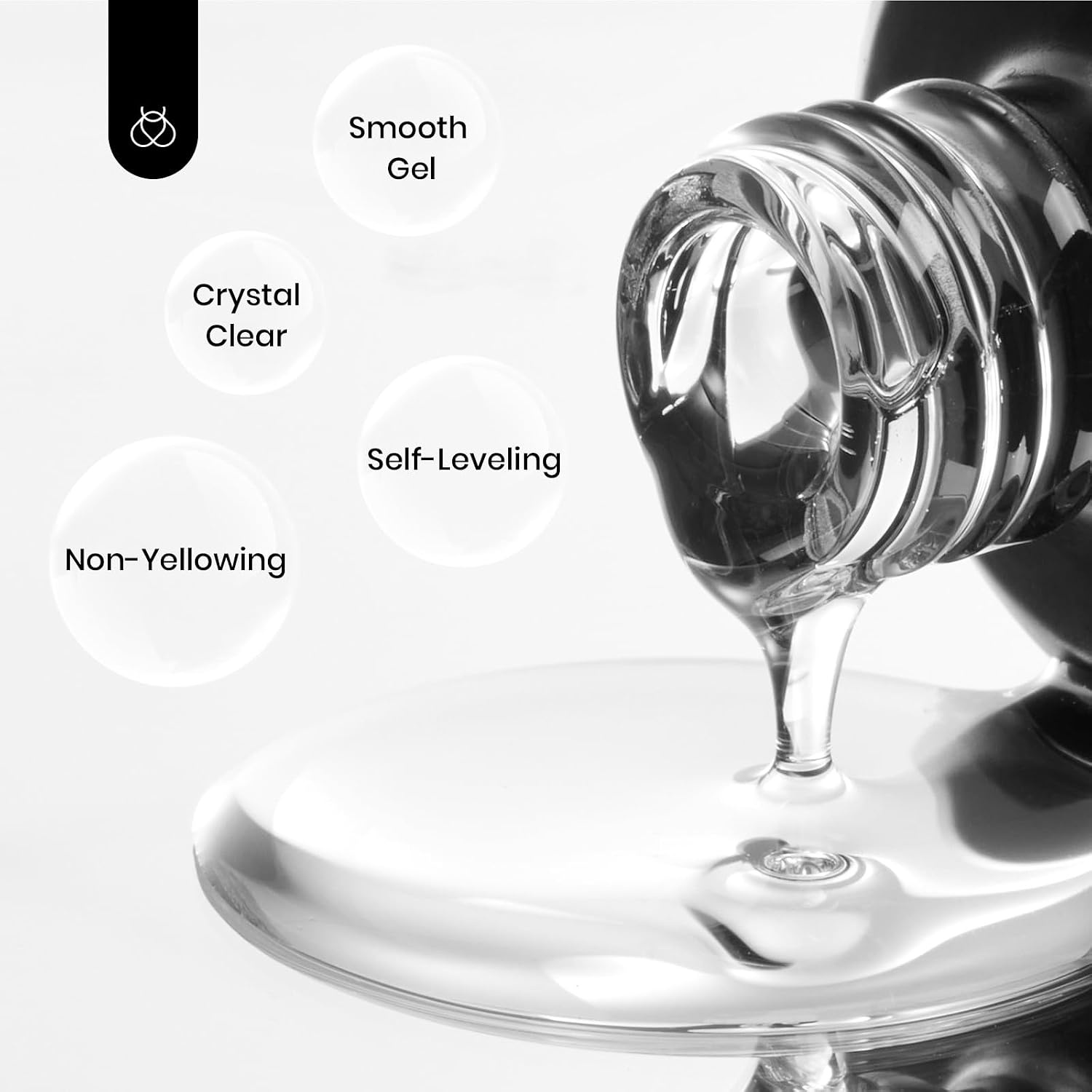image:imageBeetles HEMA Free amp TPO Free Gel Base and Top Coat Set No Wipe Top Coat Soak Off UV LED Gel Polish Foundation Kit for Long Lasting High Gloss Manicure14Peel Off Base Top Coat