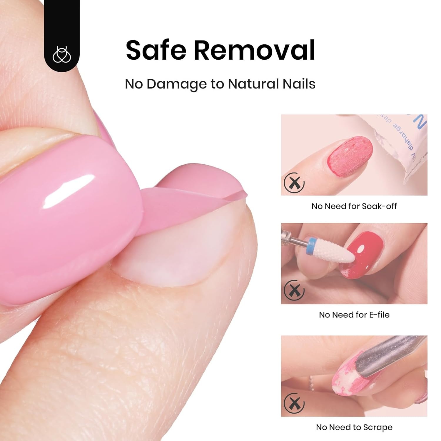 image:imageBeetles HEMA Free amp TPO Free Gel Base and Top Coat Set No Wipe Top Coat Soak Off UV LED Gel Polish Foundation Kit for Long Lasting High Gloss Manicure14Peel Off Base Top Coat
