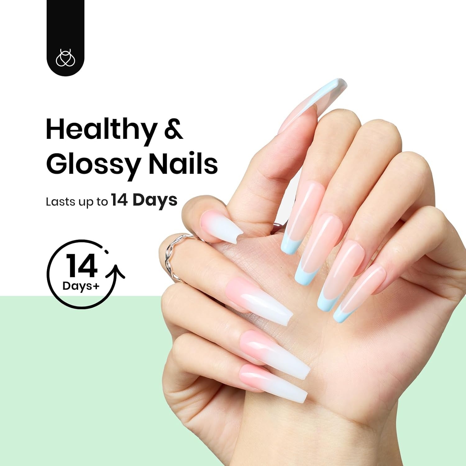 image:imageBeetles HEMA Free amp TPO Free Gel Base and Top Coat Set No Wipe Top Coat Soak Off UV LED Gel Polish Foundation Kit for Long Lasting High Gloss Manicure13Hema Free Base Top Coat