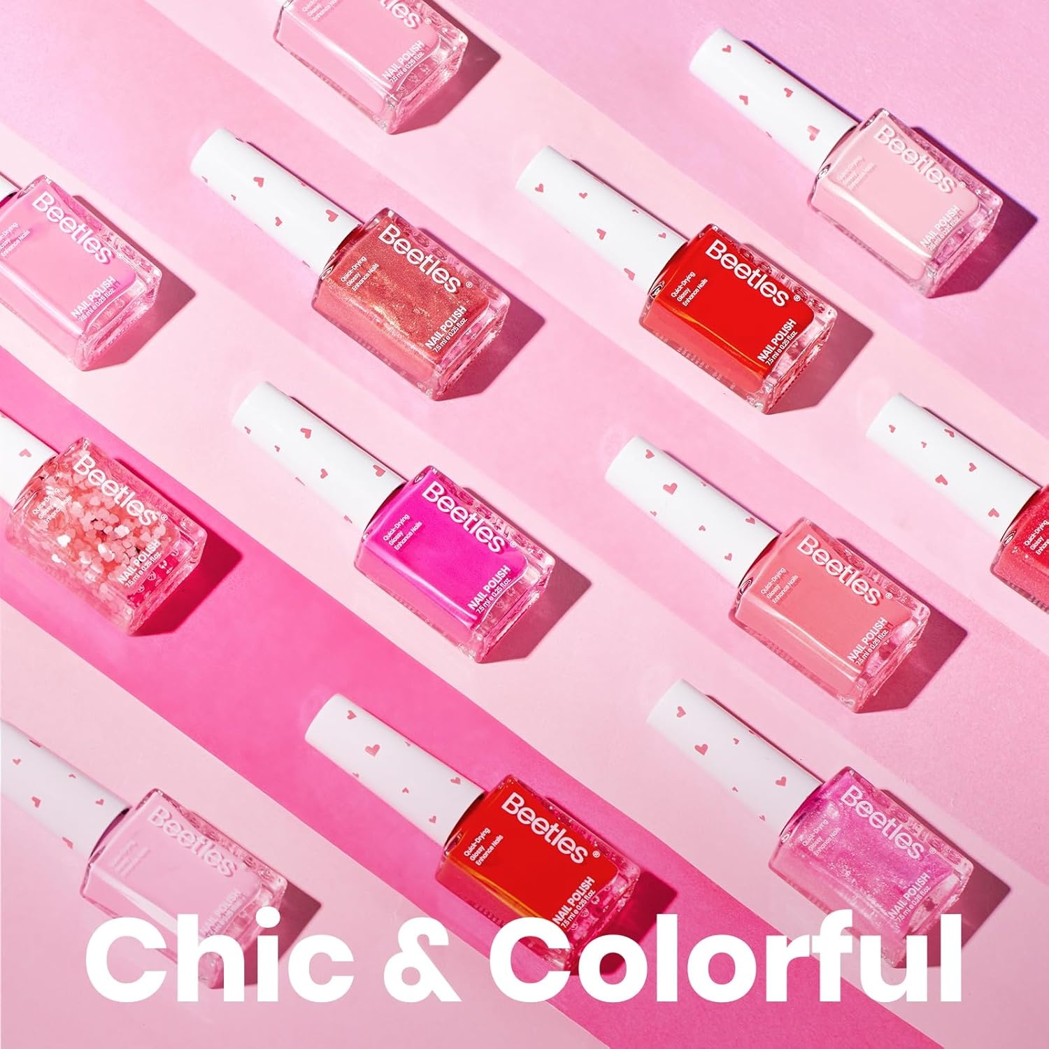 image:imageBeetles Mirror Nail Polish Set Metallic Muse 6 Colors High Gloss amp QuickDrying Metallic Nail Polish Set LongLasting Air Dry Home DIY Perfect Nail Art Spring Gift for Women0Loves Prism