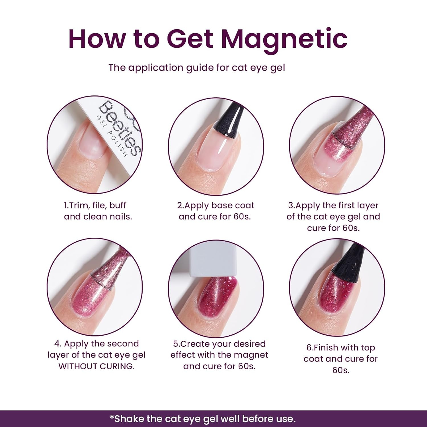 image:imageBeetles Purple Gel Nail Polish Set 6 Colors Spring Glitter Pink Milky White Romantic Garden Collection Gel Polish Soak Off Uv Led Lamp Cured Diy Manicure for Women000Astrology Tarot