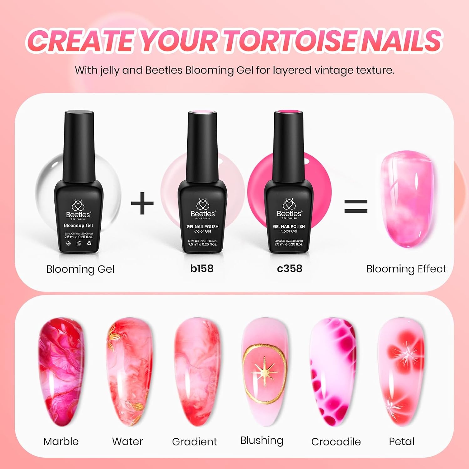 image:imageBeetles Purple Gel Nail Polish Set 6 Colors Spring Glitter Pink Milky White Romantic Garden Collection Gel Polish Soak Off Uv Led Lamp Cured Diy Manicure for WomenCupids Crush