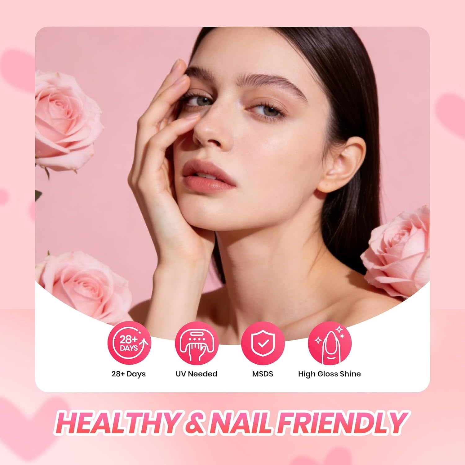 image:imageBeetles Purple Gel Nail Polish Set 6 Colors Spring Glitter Pink Milky White Romantic Garden Collection Gel Polish Soak Off Uv Led Lamp Cured Diy Manicure for WomenCupids Crush