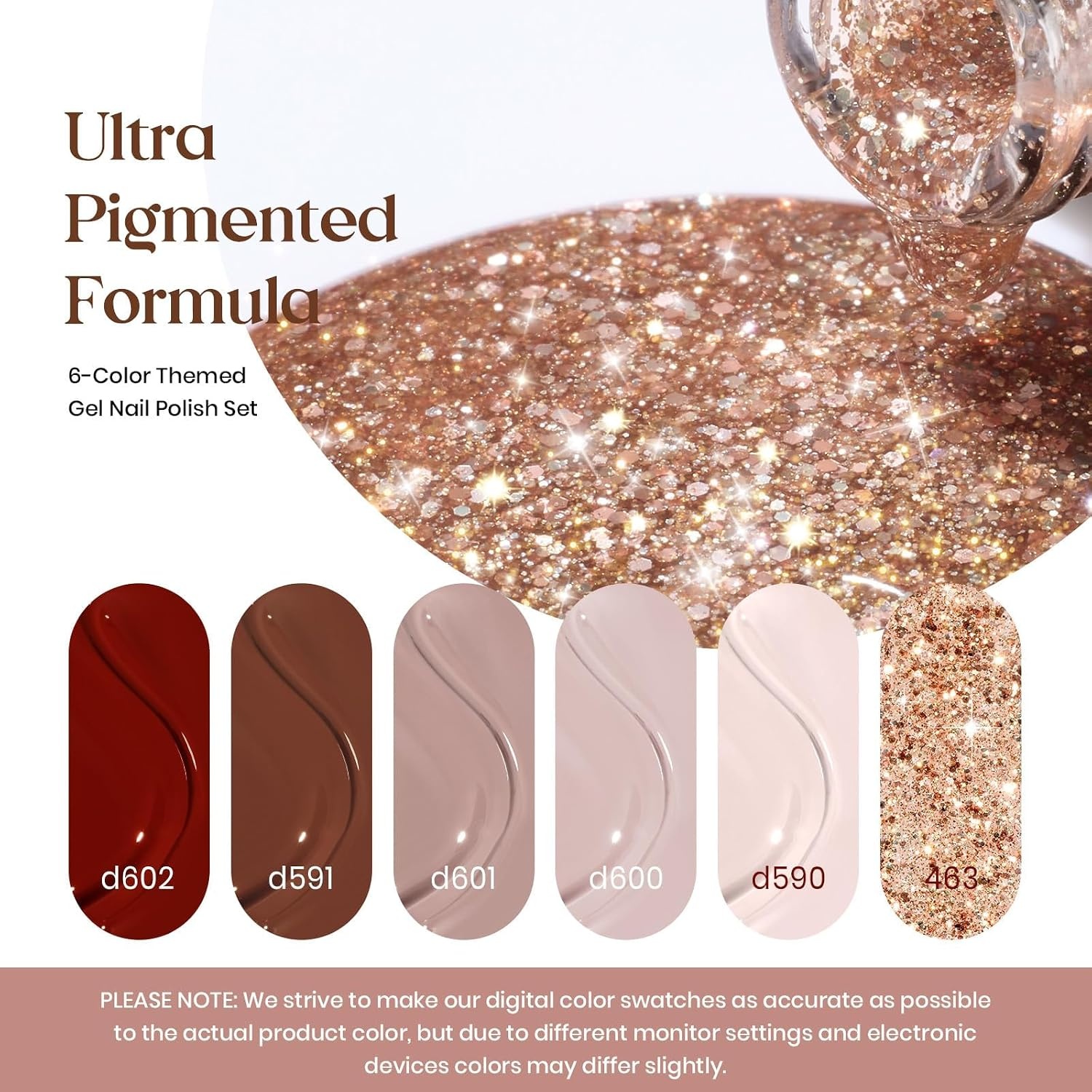 image:imageBeetles Purple Gel Nail Polish Set 6 Colors Spring Glitter Pink Milky White Romantic Garden Collection Gel Polish Soak Off Uv Led Lamp Cured Diy Manicure for Women000Smooth Hazelnut