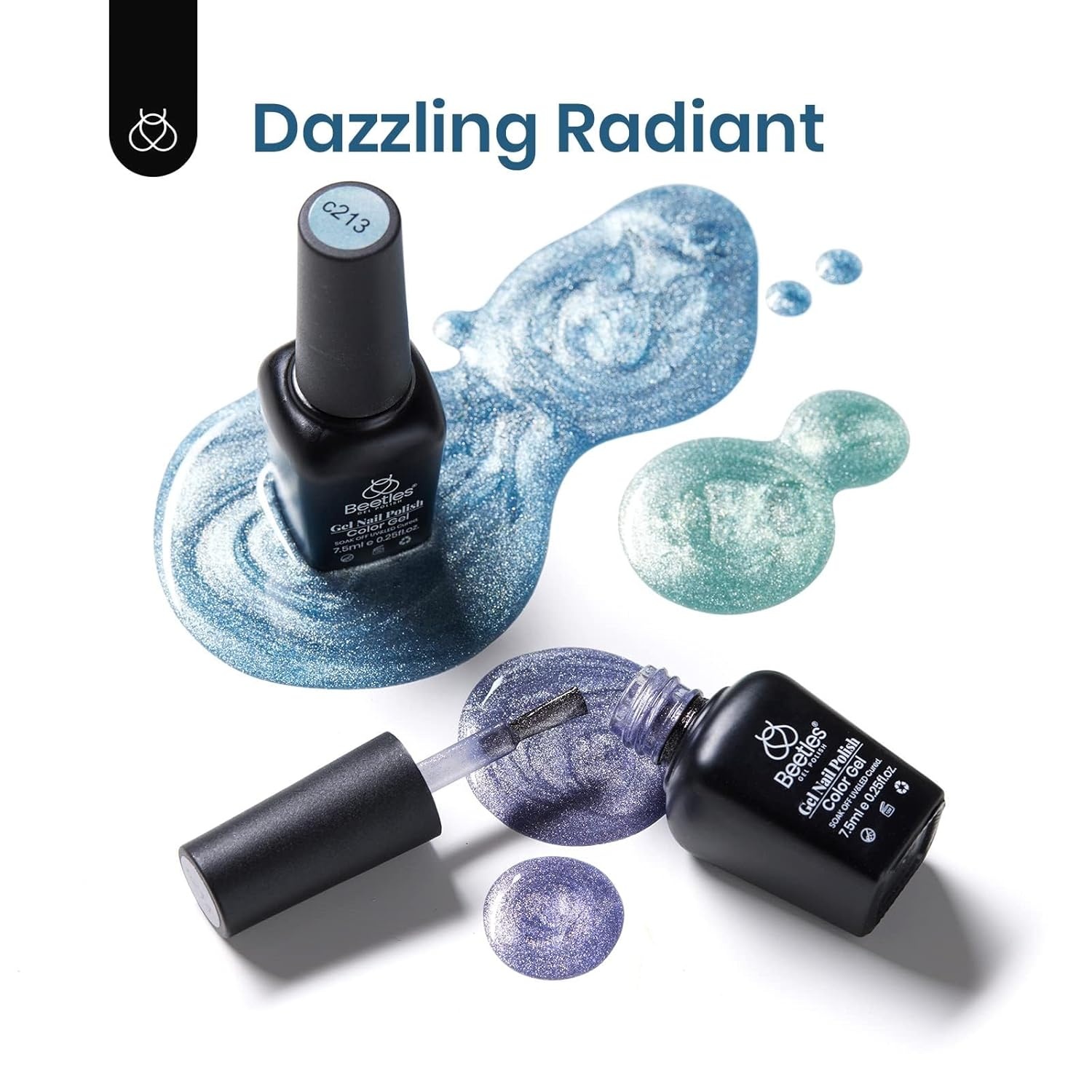 image:imageBeetles Purple Gel Nail Polish Set 6 Colors Spring Glitter Pink Milky White Romantic Garden Collection Gel Polish Soak Off Uv Led Lamp Cured Diy Manicure for Women00Romantic Galaxy