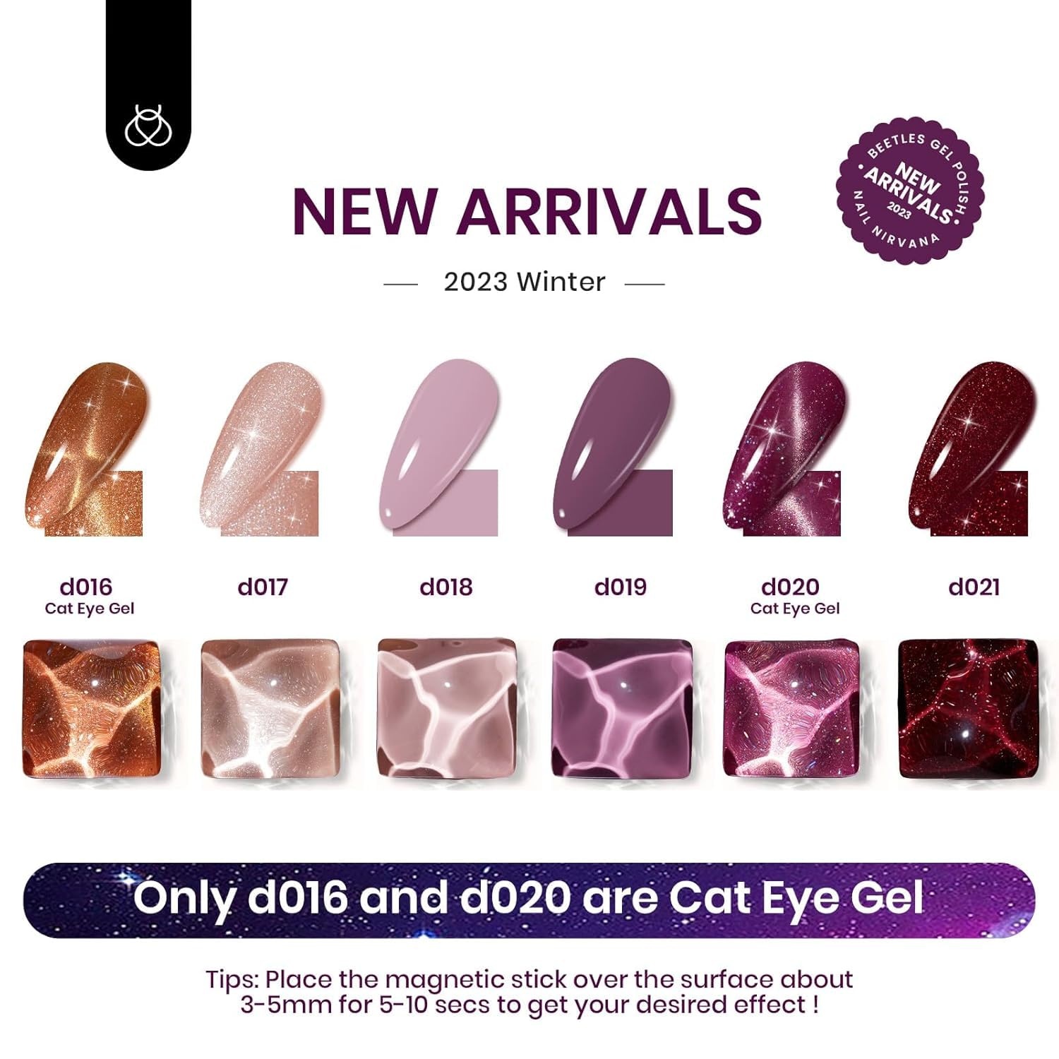 image:imageBeetles Purple Gel Nail Polish Set 6 Colors Spring Glitter Pink Milky White Romantic Garden Collection Gel Polish Soak Off Uv Led Lamp Cured Diy Manicure for Women000Astrology Tarot