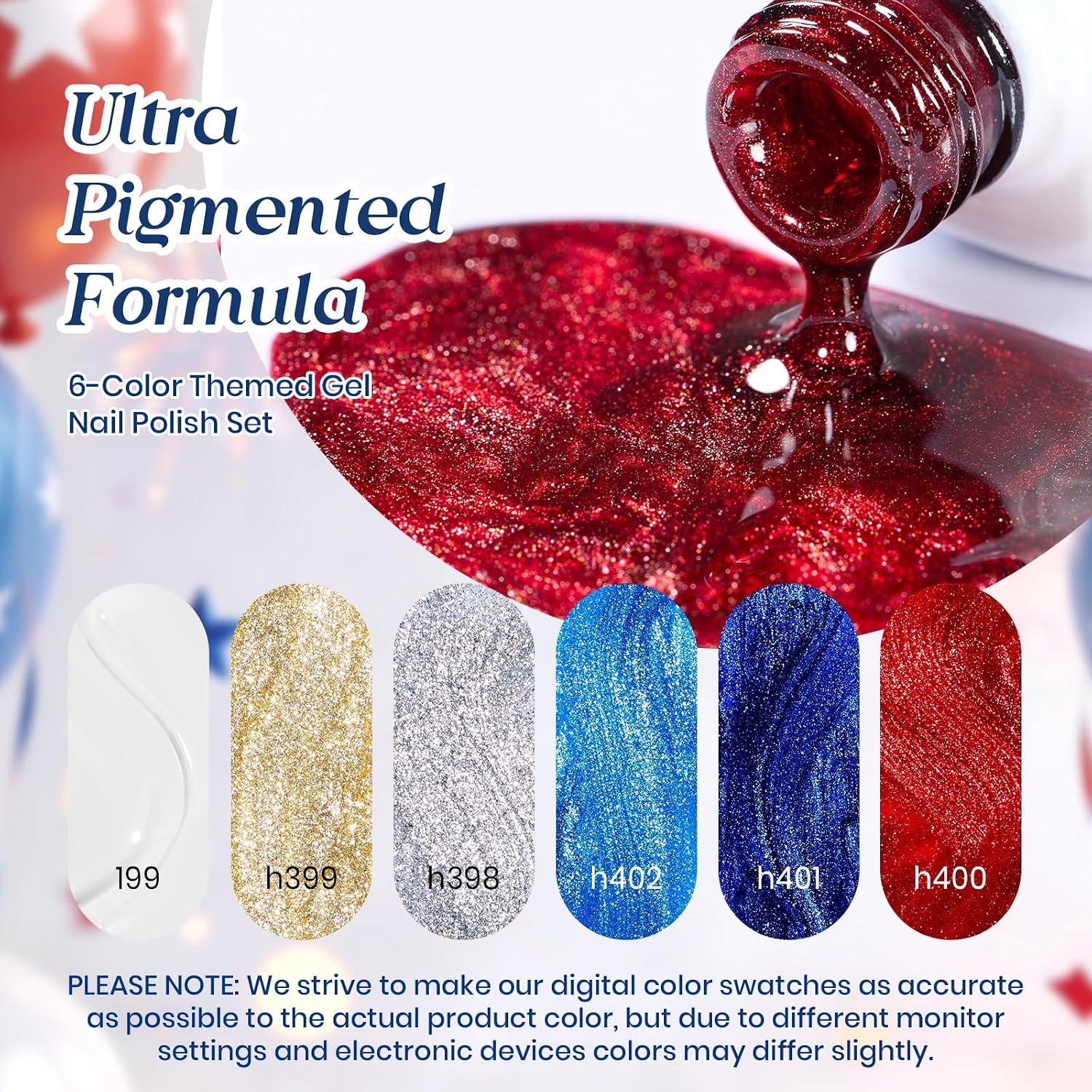 image:imageBeetles Purple Gel Nail Polish Set 6 Colors Spring Glitter Pink Milky White Romantic Garden Collection Gel Polish Soak Off Uv Led Lamp Cured Diy Manicure for WomenIndependence Spark